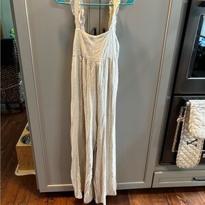 Mittoshop Beige Sleeveless Jumpsuit NEW